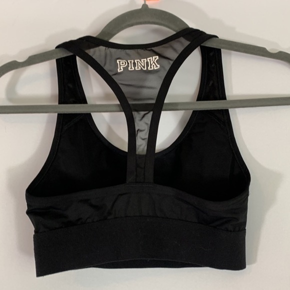 Victoria’s Secret PINK Ultimate Unlined Black Sports Bra - Picture 3 of 6
